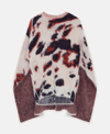 Stella Mccartney Stella Mc Cartney Appaloosa Jacquard Cape Sweater In Multicolour