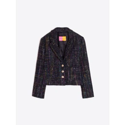 Vilagallo Sequin Chanel Jacket Black