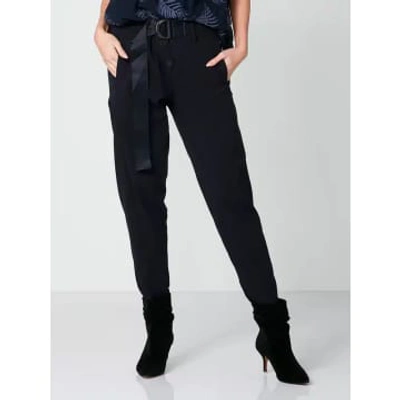 Nu Denmark Jane Rudi Navy Trousers In Blue