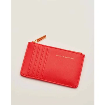 Estella Bartlett Imagination Rules The World Card Purse Coral In Pink