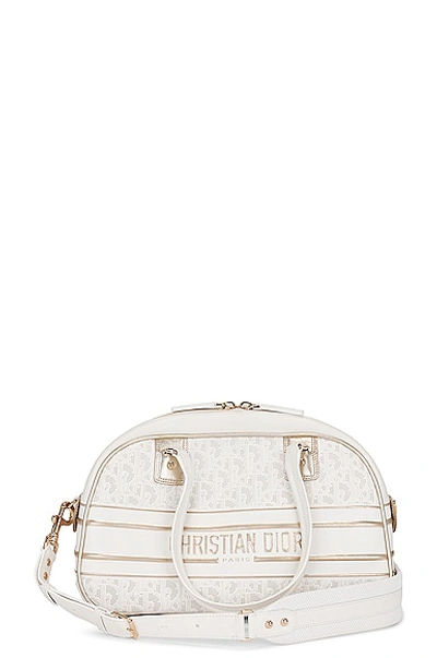 Dior Bowling Bag In White