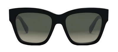 Celine Cl40253i 01f Square Sunglasses In Brown
