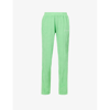 SPORTY AND RICH SPORTY & RICH WOMEN'S WASHED KELLY RIZZOLI BRAND-EMBROIDERED COTTON-JERSEY JOGGING BOTTOMS