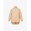 The Frankie Shop Tan Georgia Shirt In Camel