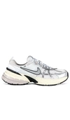 Nike Women S V2k Run Sneakers Summit In Summit White & Metallic Silver
