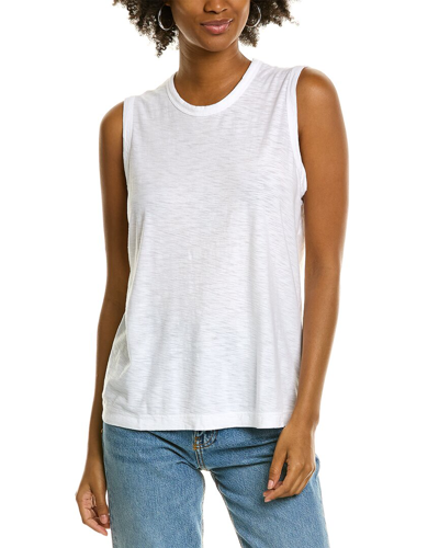 James Perse Shell Tank In White