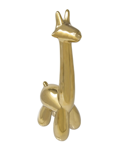R16 Giraffe Balloon In Gold
