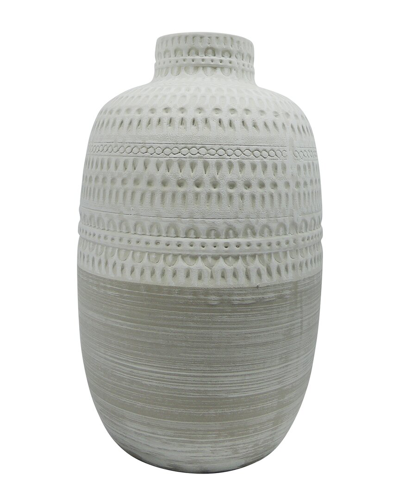 R16 Tribal Vase In Ivory