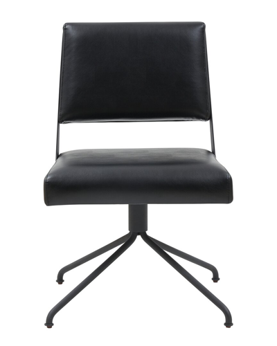 Safavieh Couture Emmeline Swivel Office Chair In Black