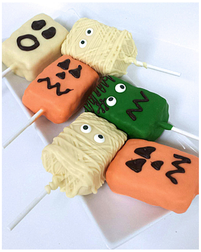 Chocolate Covered Company Halloween Chocolate Covered Rice Krispies Treats