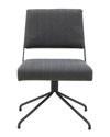 Safavieh Couture Emmeline Swivel Office Chair In Slate