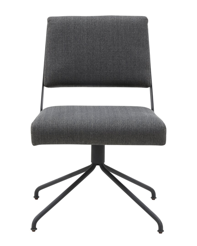 Safavieh Couture Emmeline Swivel Office Chair In Slate