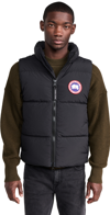 Canada Goose Lawrence Puffer Gilet In Black