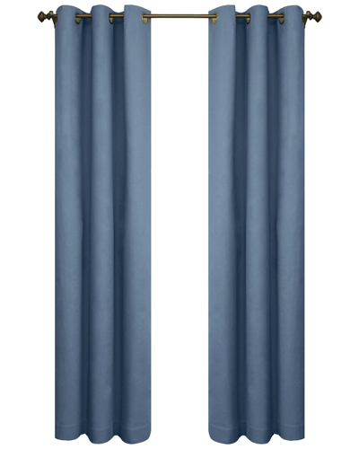 Thermalogic Weathermate Grommet Curtain Panel Pair In Blue