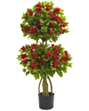 NEARLY NATURAL NEARLY NATURAL 4FT DOUBLE BOUGAINVILLEA ARTIFICIAL TOPIARY TREE