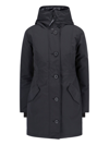 Canada Goose Rossclair Parka Jacket In Black  