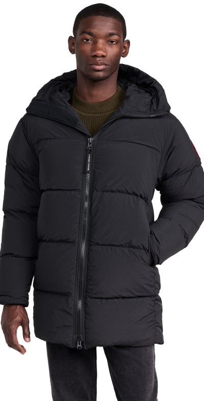 Canada Goose Lawrence Puffer Parka In Black - Noir