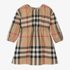 BURBERRY GIRLS ARCHIVE BEIGE CHECK DRESS