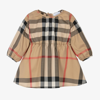 BURBERRY BABY GIRLS ARCHIVE BEIGE CHECK DRESS