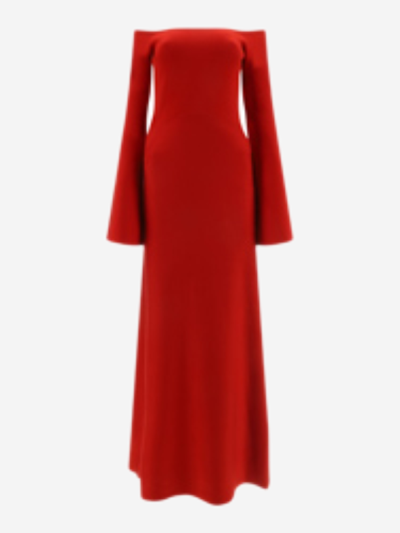 Gabriela Hearst Wool Dress In Red