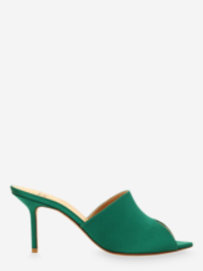 Francesco Russo Sandals In Emerald Green