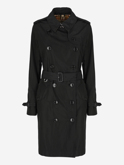 Pre-owned Burberry Cotton Raincoat In Black