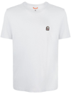 Parajumpers Logo-patch Cotton T-shirt In Grey
