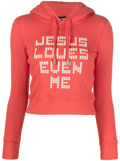 Dsquared2 Klassischer Hoodie In Red