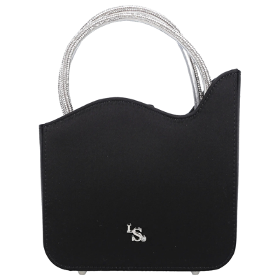 Le Silla Handtasche Ivy Mini Bag Satin In Black