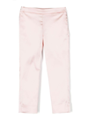 Simonetta Side-stripe Satin Trousers In Pink