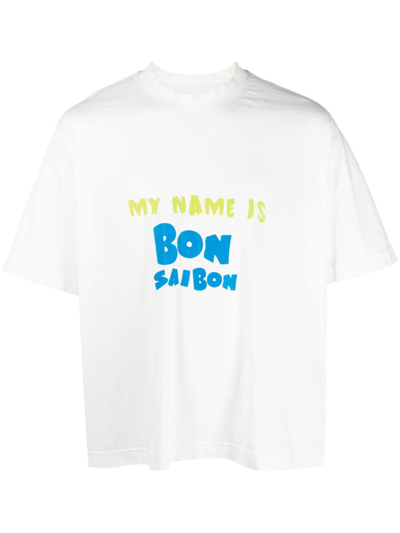 Bonsai T-shirt  Saibon In Cotton In White