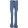 Magda Butrym Skinny Flared Jeans - Women's - Cotton/spandex/elastane In Blue