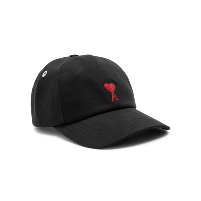 Ami Alexandre Mattiussi Ami Paris Cap Red Adc Embroidery Accessories In Blue