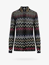 Missoni Zigzag-pattern Long-sleeved Shirt In Multicolor