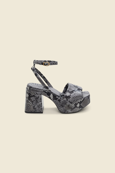 Dorothee Schumacher Platform Sandal With Ankle Strap In Multi Colour