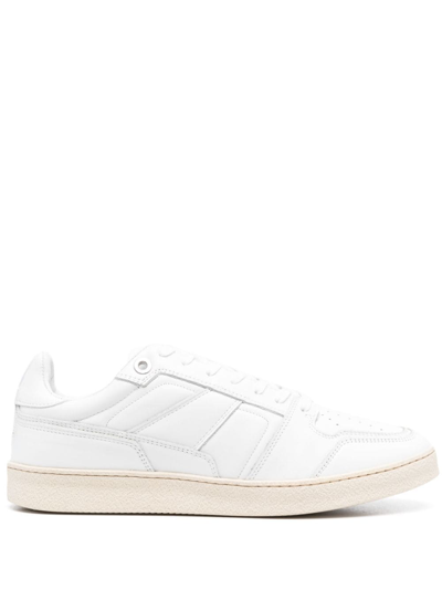 Ami Alexandre Mattiussi Low-top Leather Sneakers In White