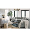 FURNITURE NIGHTFORD FABRIC SECTIONAL COLLECTION CREATED FOR MACYS