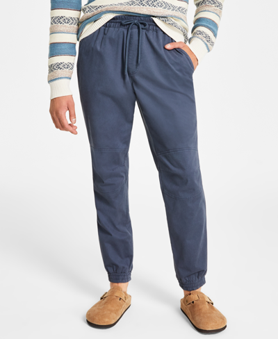 Sun + Stone Men's Articulated Jogger Pants, Created For Macy's In Fin
