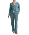 Splendid Women's 2-pc. Drawstring-waist Pajamas Set In Pebble Dot