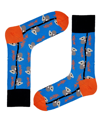 Love Sock Company Men's Koala Novelty Colorful Unisex Crew Socks With Seamless Toe Design, Pack Of 1 In Blue
