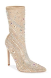 AZALEA WANG OPRY POINTED TOE EMBELLISHED BOOTIE