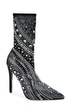 AZALEA WANG OPRY POINTED TOE EMBELLISHED BOOTIE