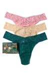 HANKY PANKY ASSORTED 3-PACK ORIGINAL RISE THONGS