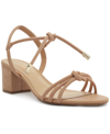 Arezzo Camila Ankle Strap Sandal In Sand Nubuck