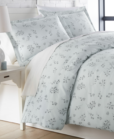 Southshore Fine Linens Sweet Floral 3-pc. Comforter Set, Twin In Blue