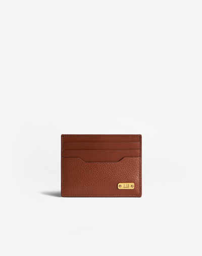 Dunhill 1893 Harness Card Case In Brown