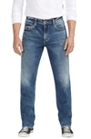 SILVER JEANS CO. EDDIE ATHLETIC FIT TAPERED JEANS