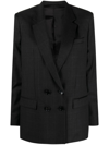 ISABEL MARANT MANELLE DOUBLE-BREASTED WOOL BLAZER - WOMEN'S - VIRGIN WOOL/VISCOSE