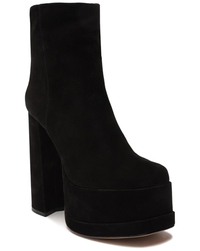 Schutz Selene Casual Nubuck Bootie In Black