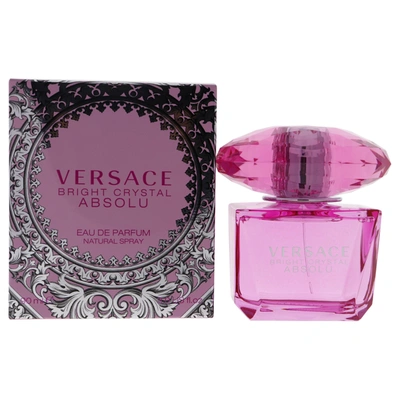 Versace Bright Crystal Absolu By  For Women - 3 oz Edp Spray In Pink